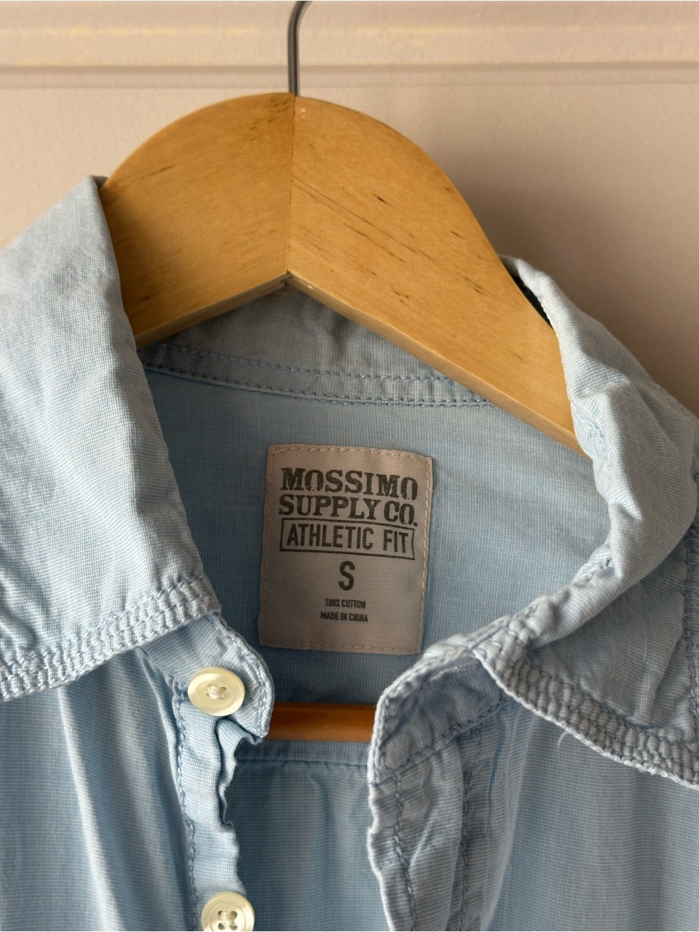 Mossimo Supply Co. Light Blue Men's Shirt Jacket